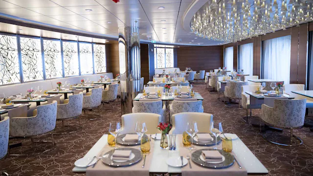 Luminae restaurant for The Retreat suite guests onboard Celebrity Millennium