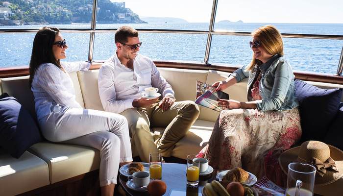 Riviera Travel - MV Felicita - Sun deck with drinks