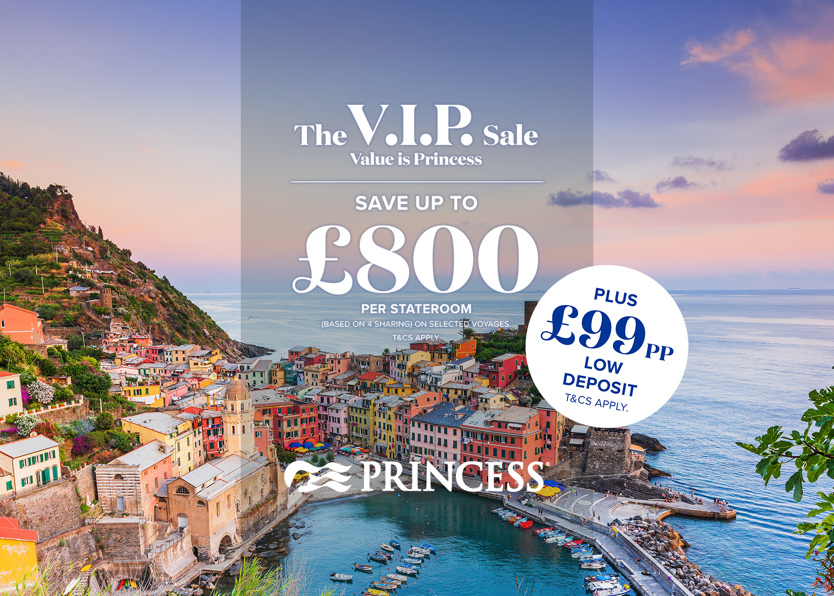 Princess Cruises Booking Offers and savings
