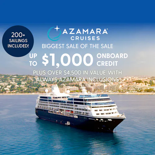 Azamara Cruises Booking Offers and savings