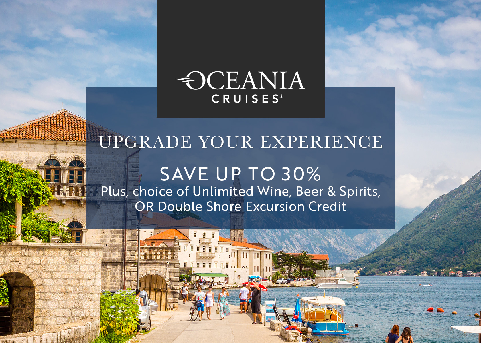 Oceania Cruises Booking Offers and savings