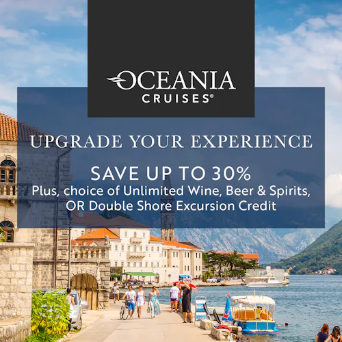 Oceania Cruises Booking Offers and savings