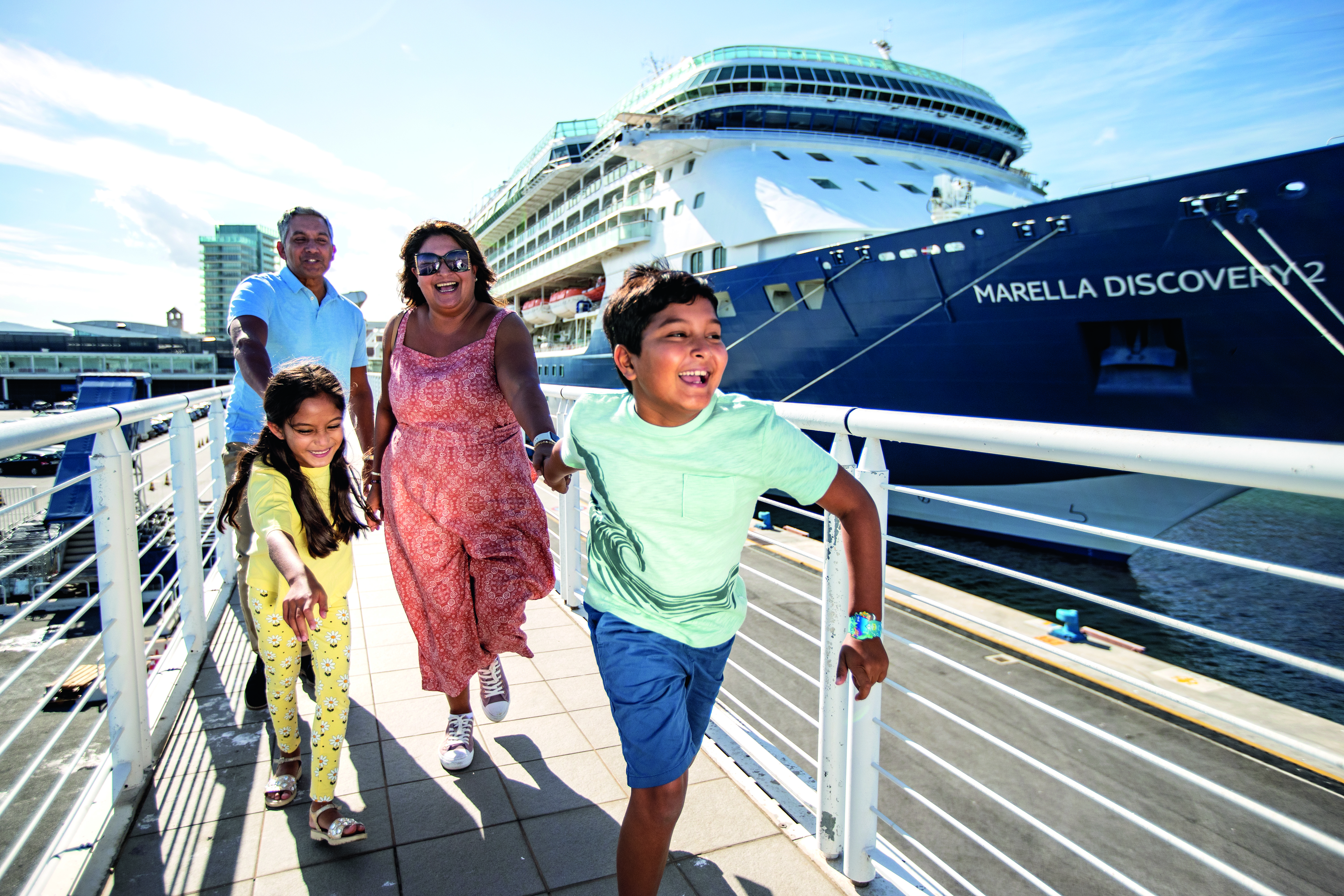 Family on Marella Discovery 2