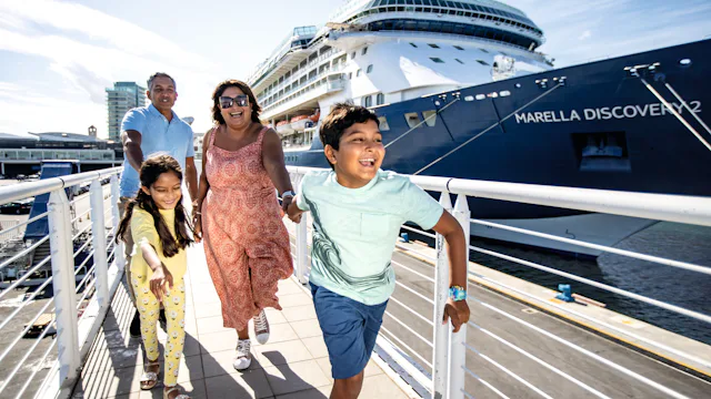 Family on Marella Discovery 2