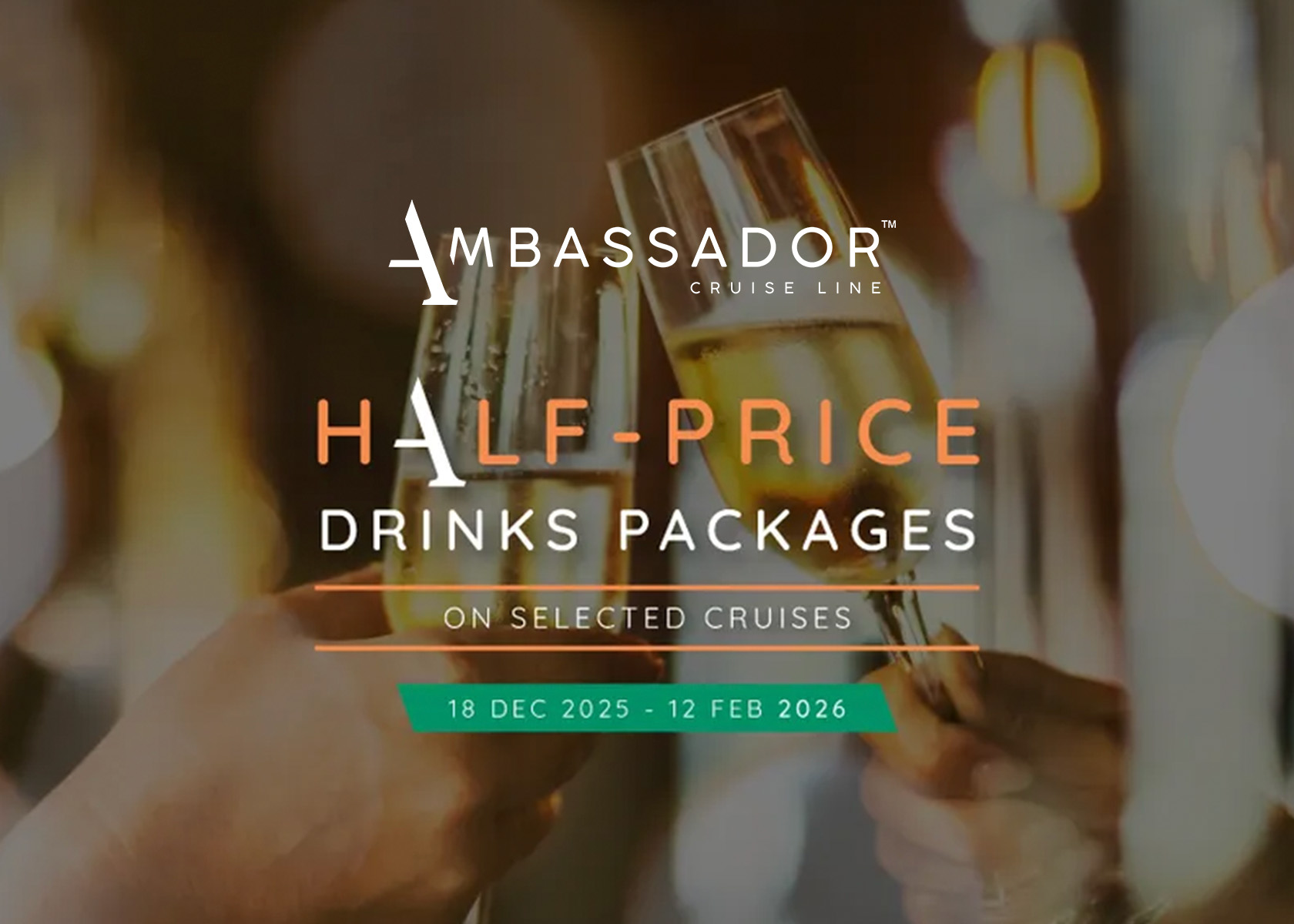 Ambassador Cruise Line Booking Offers and savings