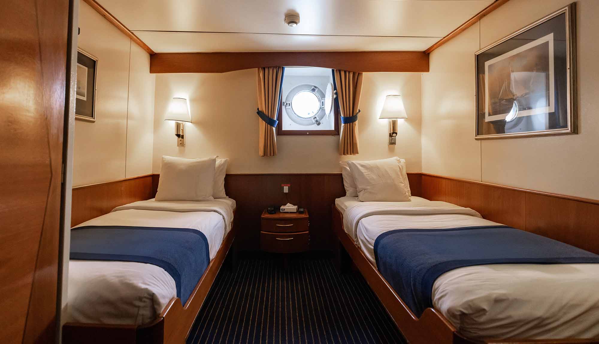 G Adventures Expedition - Main Deck Twin Porthole Cabin
