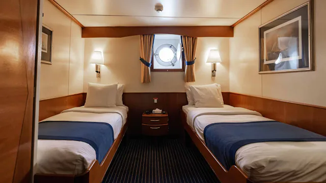G Adventures Expedition - Main Deck Twin Porthole Cabin