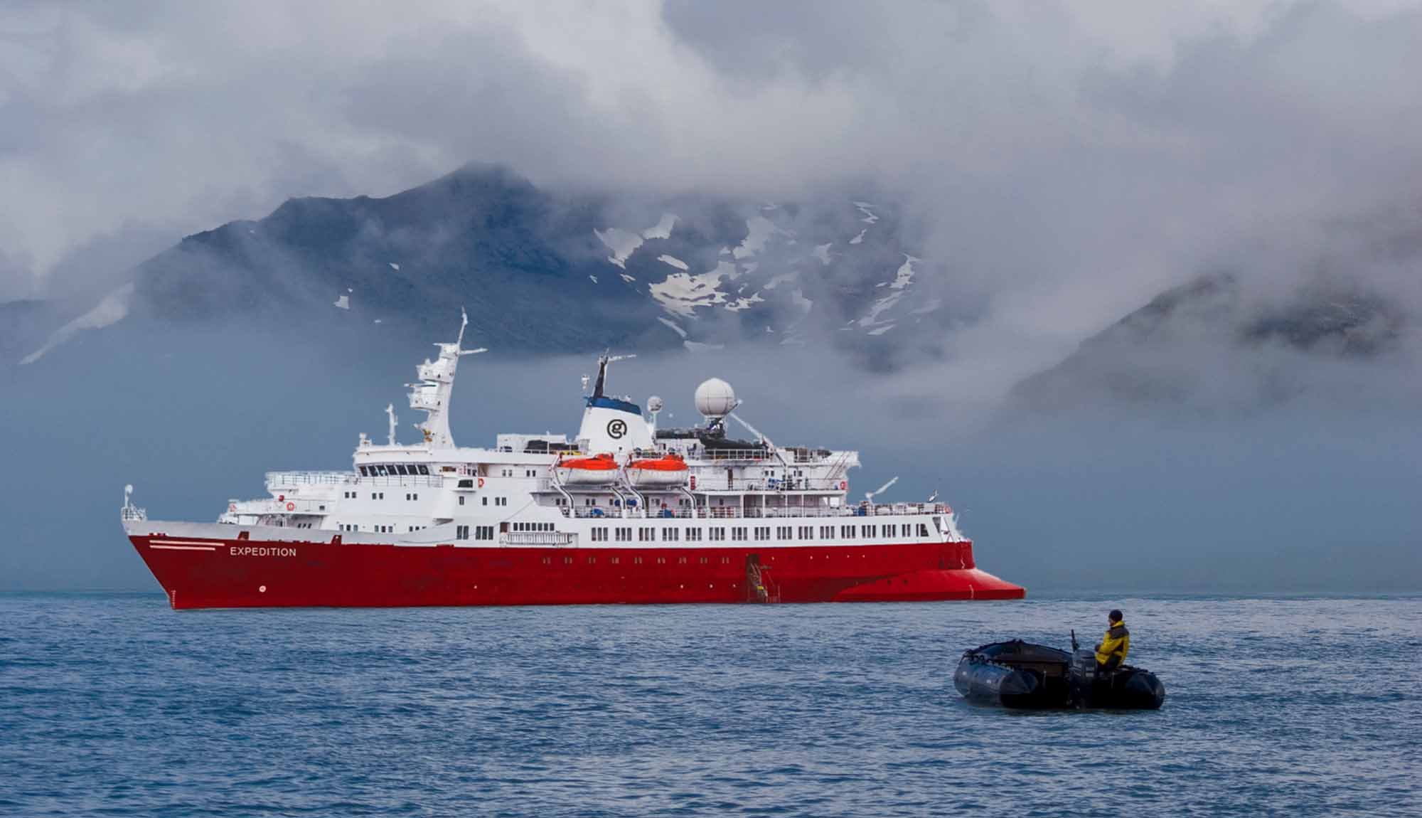 G Adventures Expedition and Zodiac