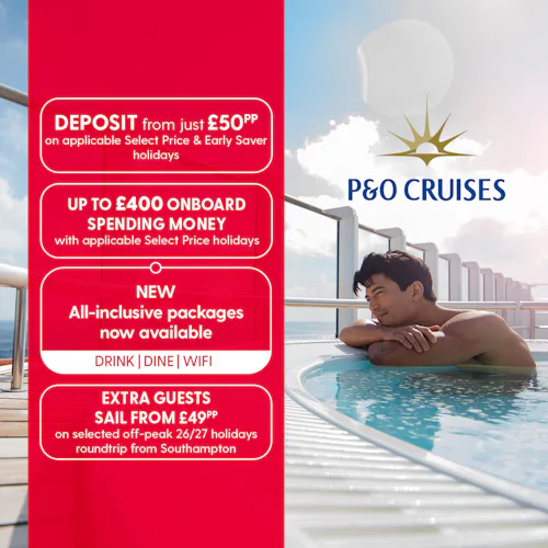 P&O Cruises latest offers and sale deals