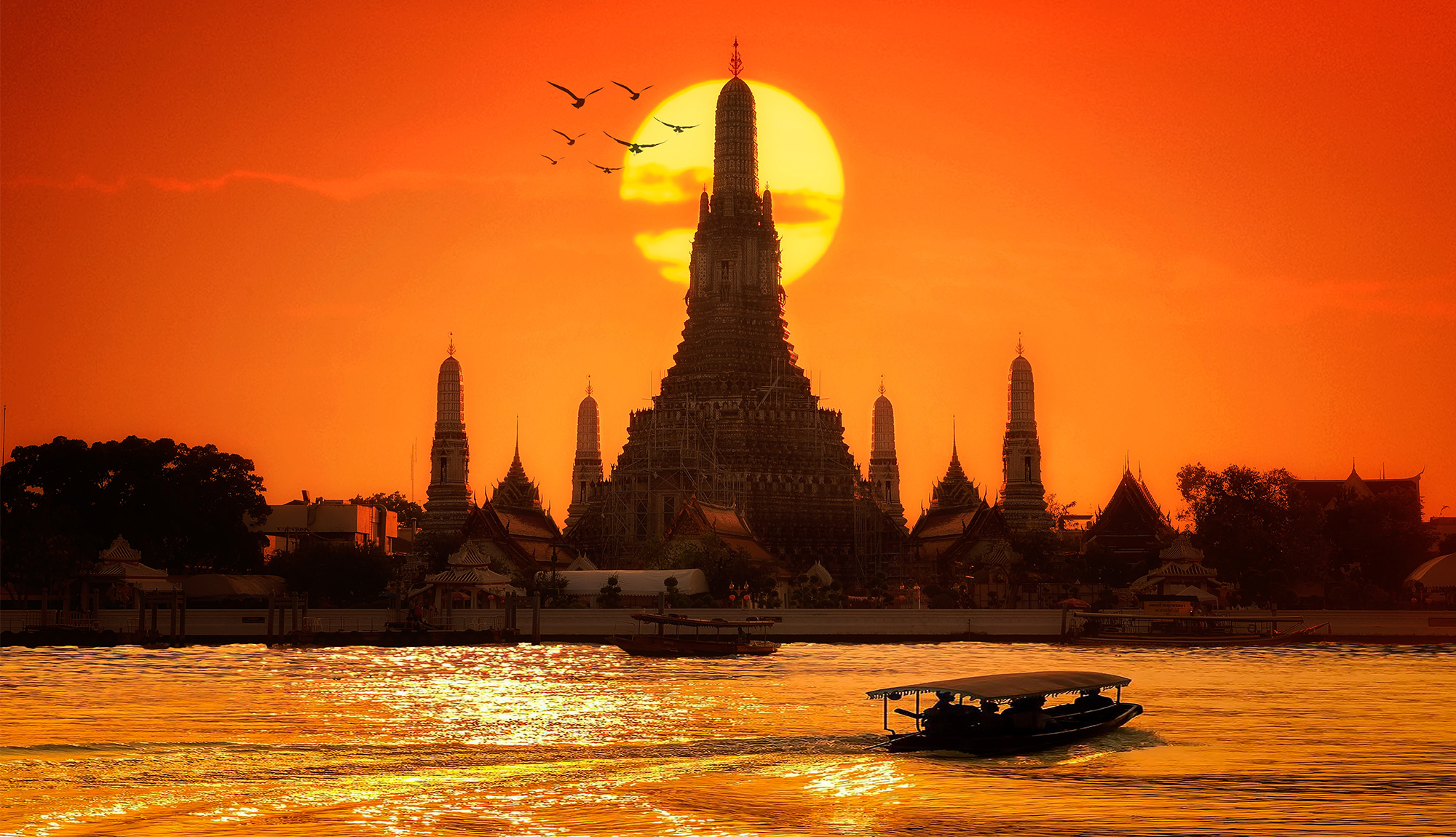 Bangkok Arun Wat sunset