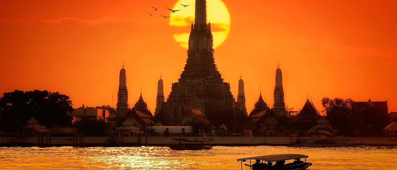 Bangkok Arun Wat sunset