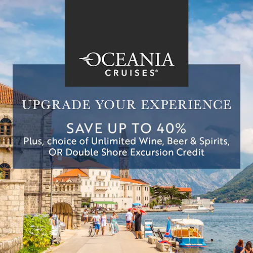 Oceania Cruises Booking Offers and savings