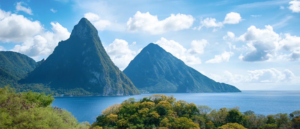 St Lucia, Pitons