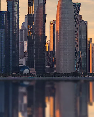 Doha Qatar Skyline