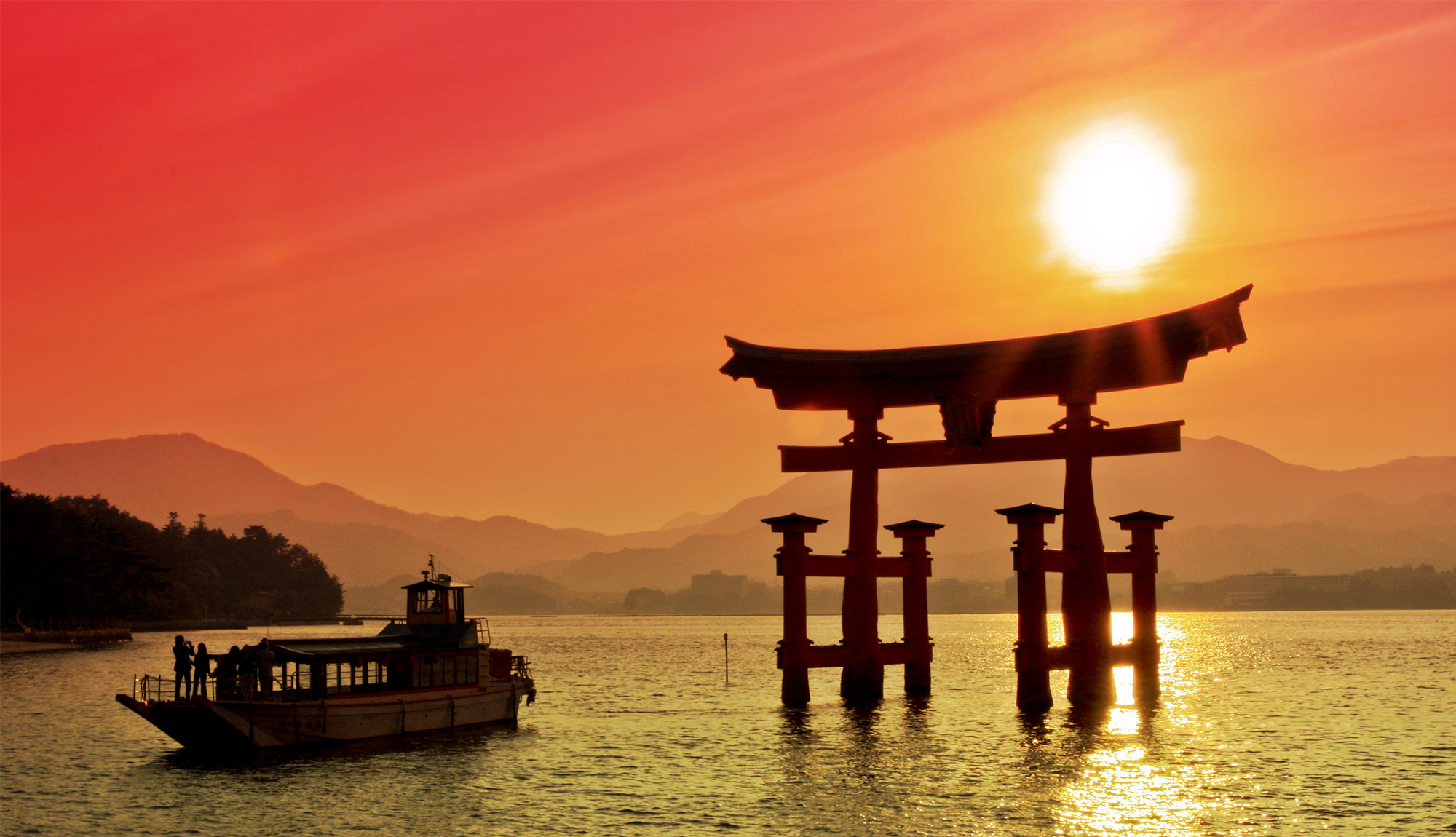 Hiroshima - Torii gate, Miyajima, Japan