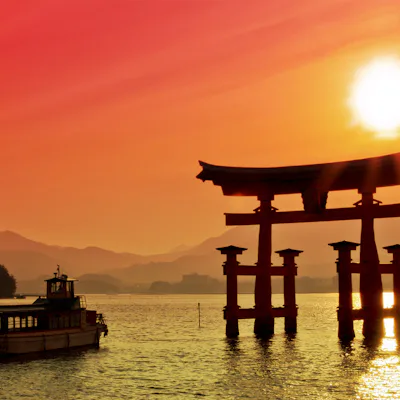 Hiroshima - Torii gate, Miyajima, Japan