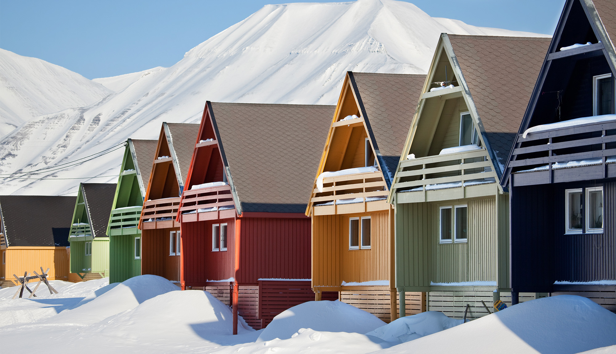 Snow Covered Hut - Spitzbergen Norway
