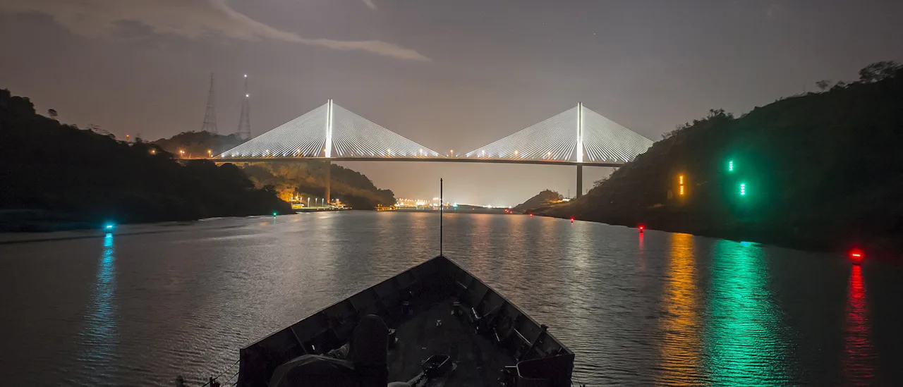 Panama Canal Night