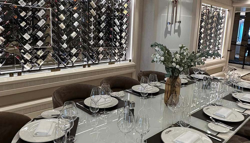 Beautiful dining venues on Explora Journeys